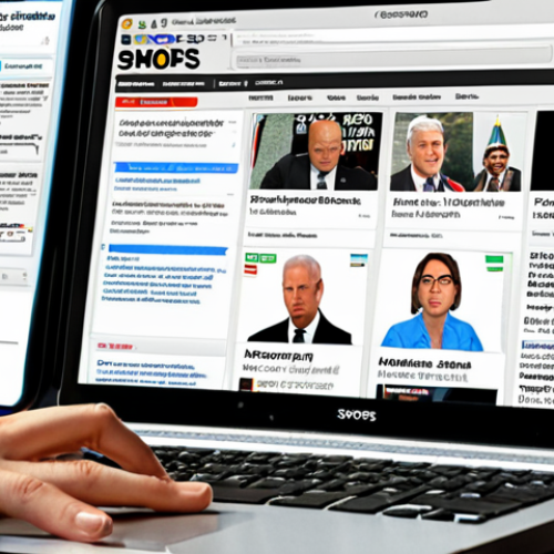 Home 26 A person meticulously checking multiple news sources on a laptop, cross-referencing information, with fact-checking websites like Snopes and PolitiFact open in browser tabs. The scene should convey a sense of diligent investigation and critical thinking, aiming for a well-informed perspective.