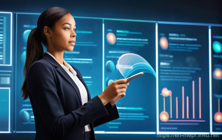 스마트 PR 전략 - **Hyper-Personalized Data Engagement**
A highly detailed, realistic image of a diverse young adu...