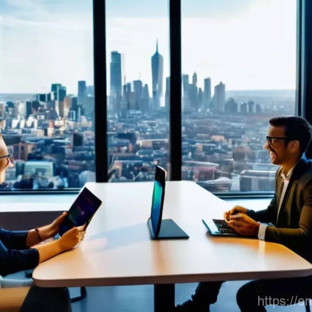 디지털 미디어 PR 기법 - **"Visual Storytelling: Connecting Brands and Audiences"**
A vibrant, cinematic shot of a divers...